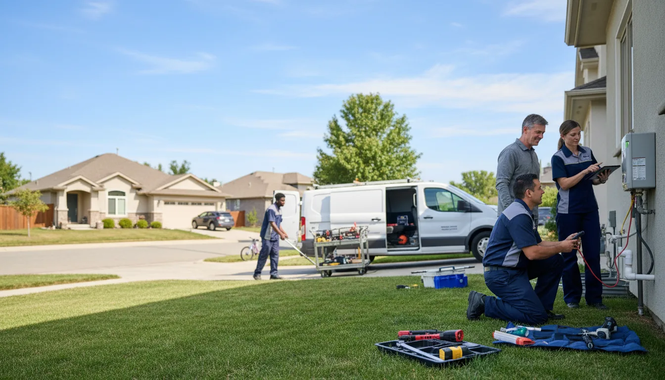 Tankless water heater service in Oxford, KS